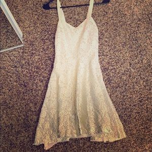 Free People Gold Ombré Dress